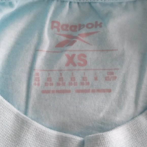 🆕 Reebok Women's Training Essentials Graphic T-Shirt, Blue Digital Glow, NWT - Picture 6 of 9